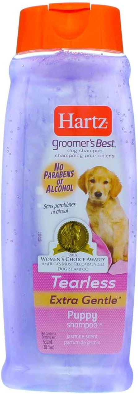 Hartz Groomer’s Best Puppy Shampoo, Jasmine Scent 18 oz ( Pack of 6)