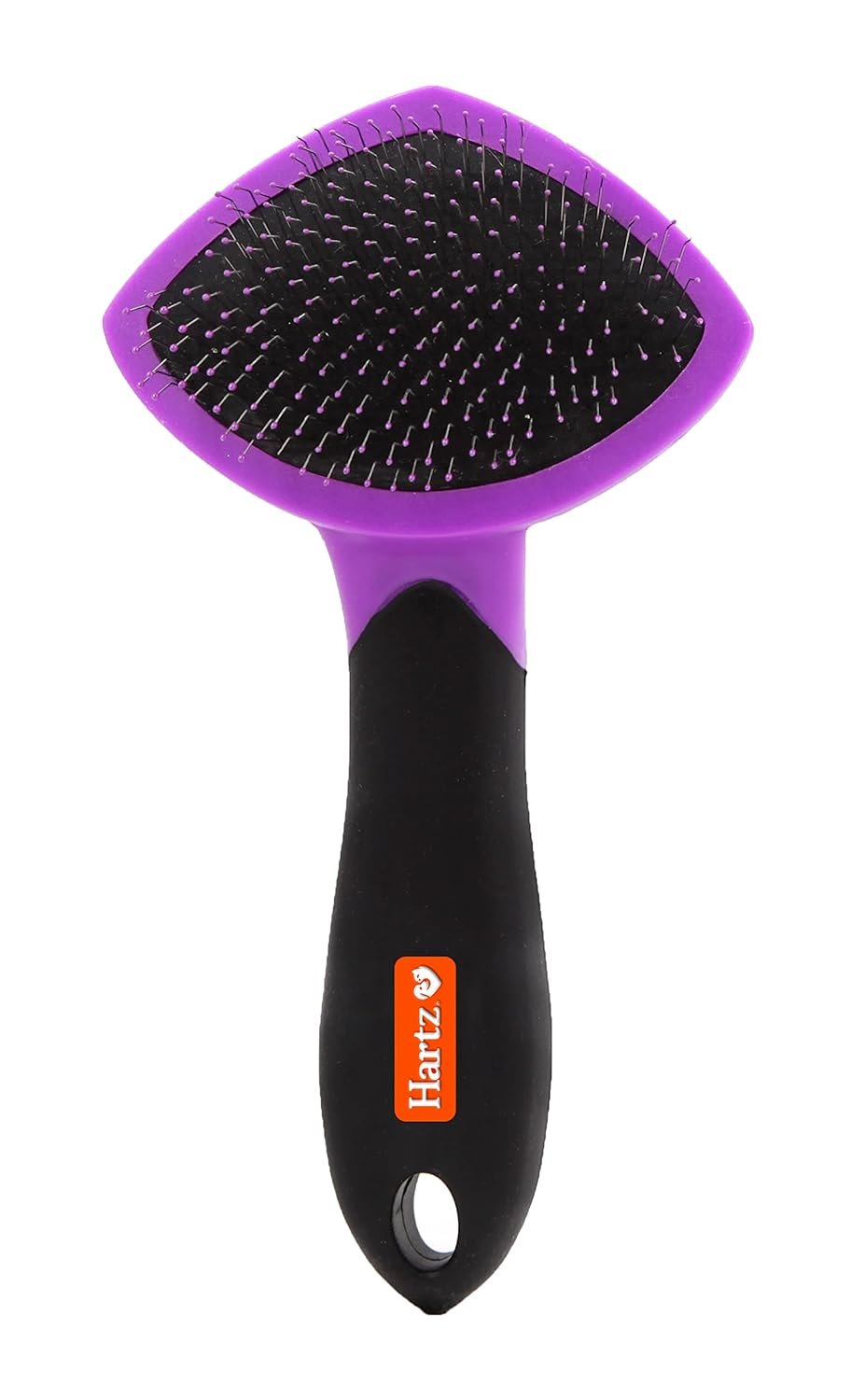 Hartz Groomer’s Best Small Slicker Brush for Cats and Small Dogs, Black/Violet, 1 Count