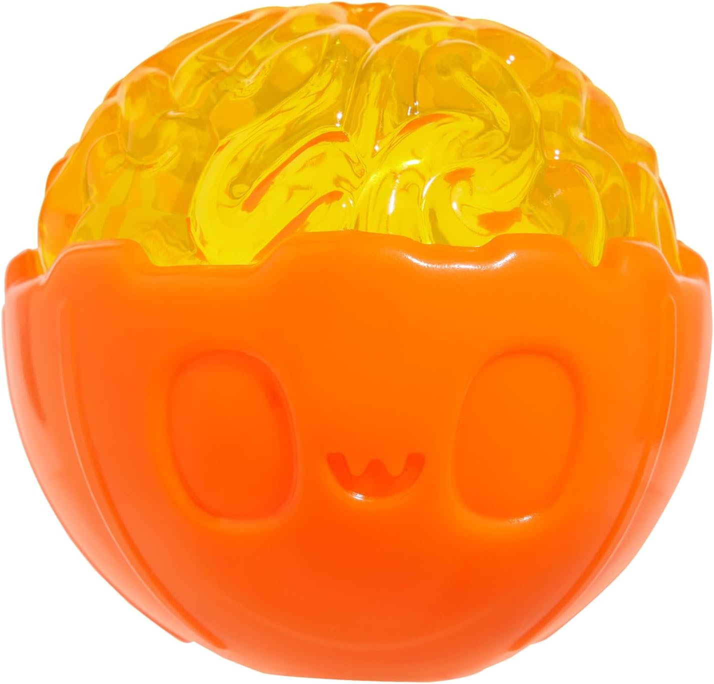 Barkbox Pumpkin Prodigy Dog Toy | Treat-Dispensing Rubber Dog Toy for Aggressive Chewers | Durable Dog Chew Toy for Medium Dogs & Puppy Essentials