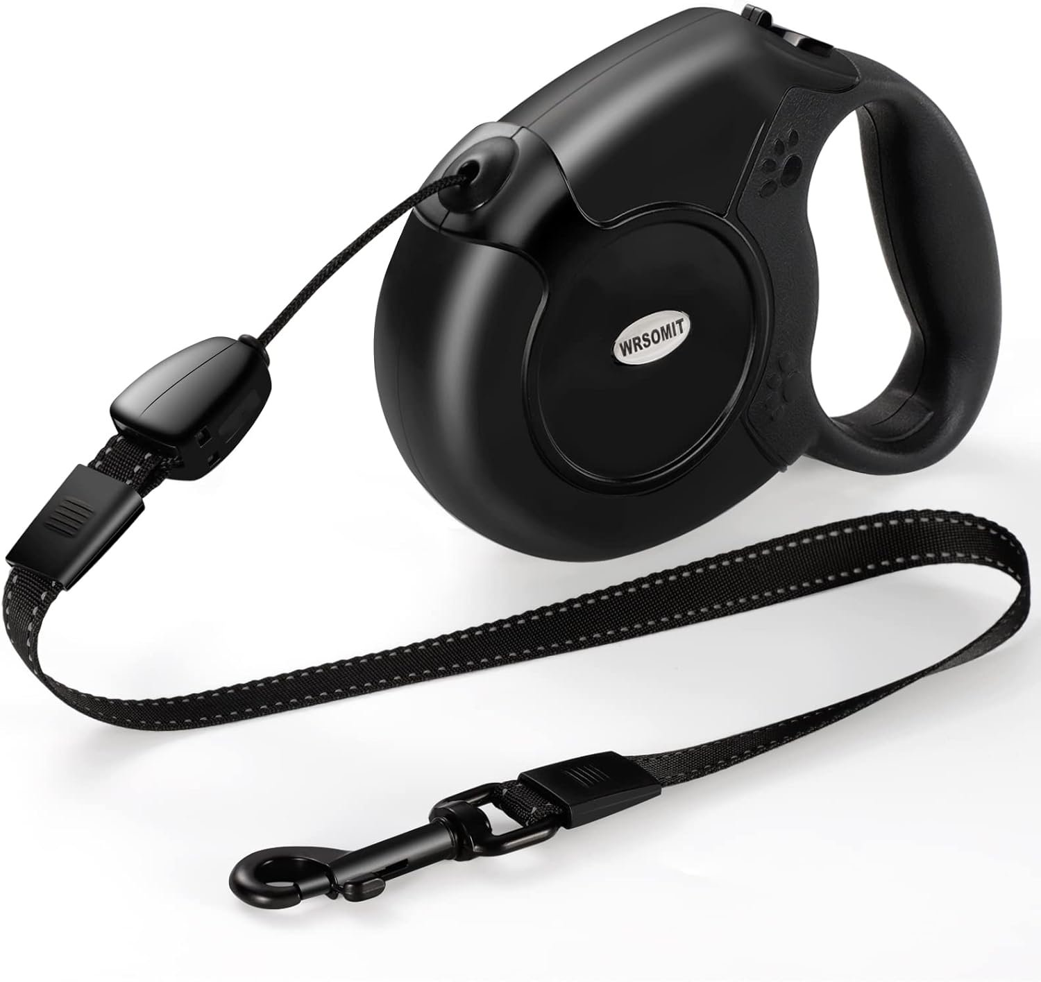 Retractable Dog Leash, 26 Ft Heavy Duty Pet Walking Leash for Small Medium Large Dogs up to 99lbs, Anti-Slip Handle, 360 ° No Tangle, Nylon Tape, One-Handed Brake