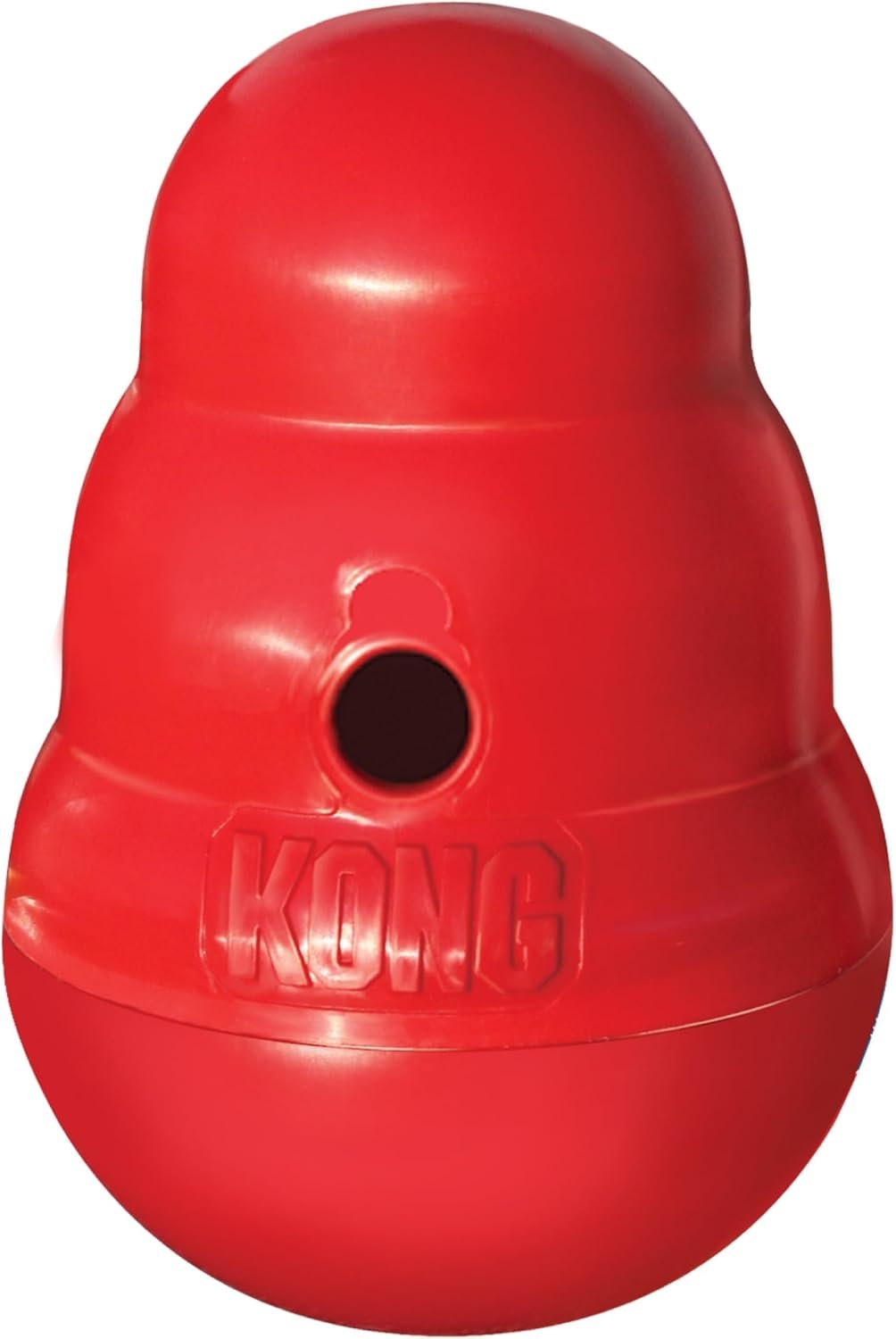 KONG Wobbler – Interactive Dog Toy for Treat Dispensing – Dog Slow Feeder for Healthy Eating – for Medium/Small Dogs