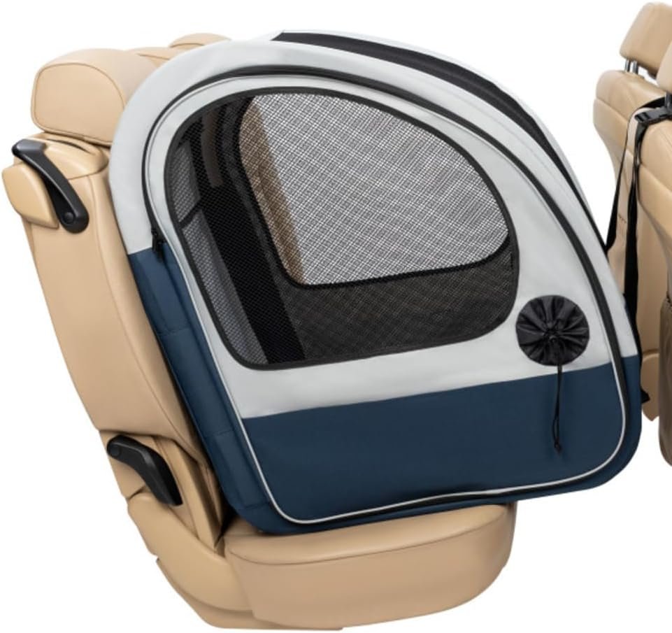 PetSafe Happy Ride Collapsible Dog Car Crate, Foldable Travel Crate for Pets Up to 60 Lbs