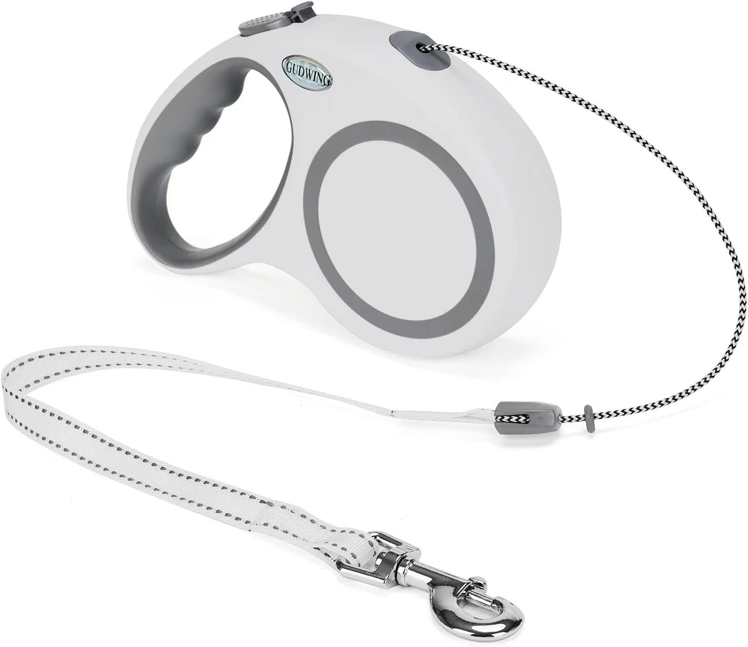 Retractable Dog Leash 30 FT, GUDWING Dog Walking Leash for Medium Large Dogs up to 77 lbs, Heavy Duty No Tangle, Large
