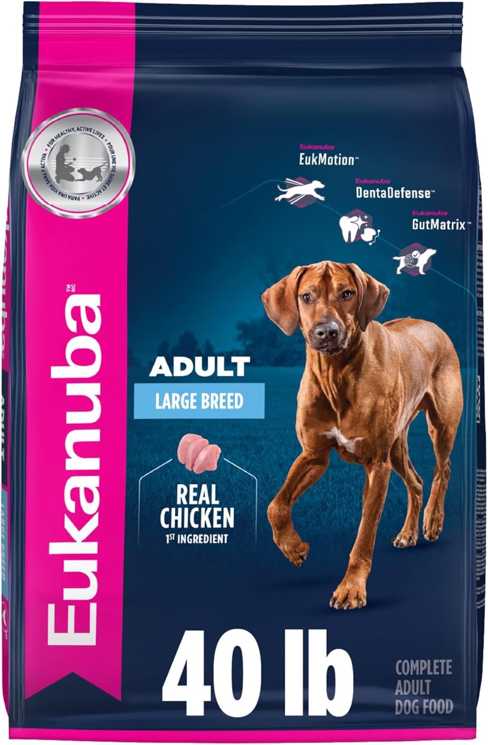 Eukanuba Adult Large Breed Dry Dog Food, 40 lb Bag
