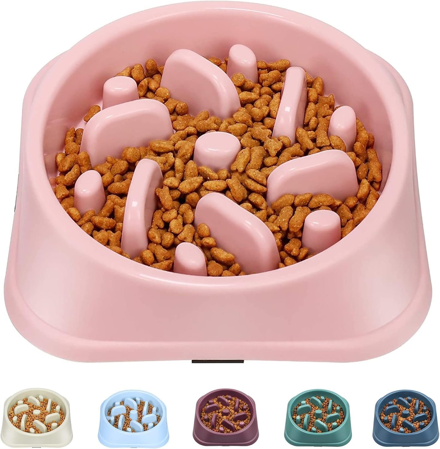 UPSKY Slow Feeder Small Dog Bowl – Anti-Slip Puzzle Bowl Feeder, Interactive Bloat Stop, Anti-Choking