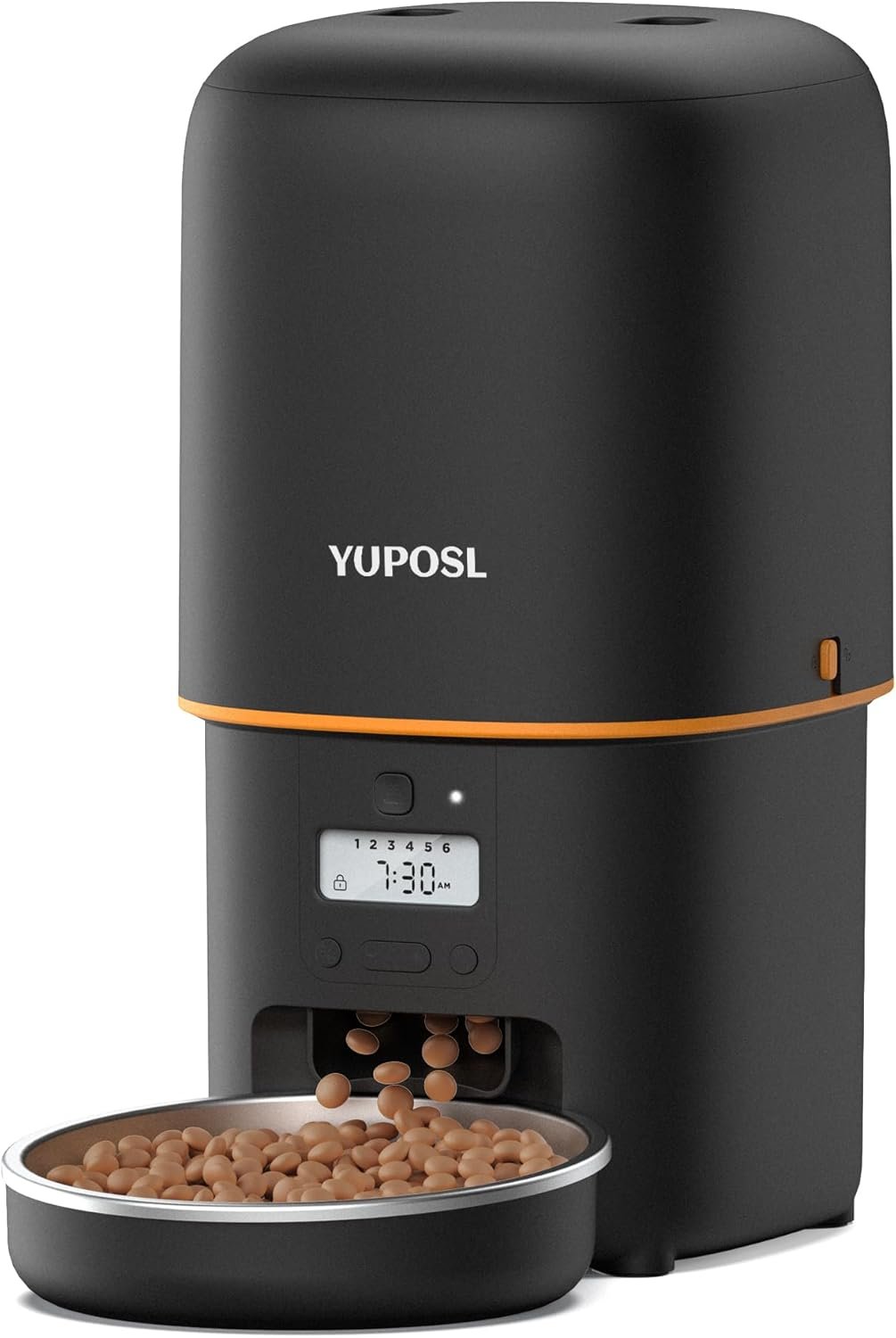2025 Upgraded Automatic Cat Feeder – 4L Timed Auto Pet Feeder for Cat and Dog with Dry Food Dispenser, 180-day Battery Life, 1-6 Meals Per Day, 1-16 Portion, Desiccant Bag Keeps Food Fresh