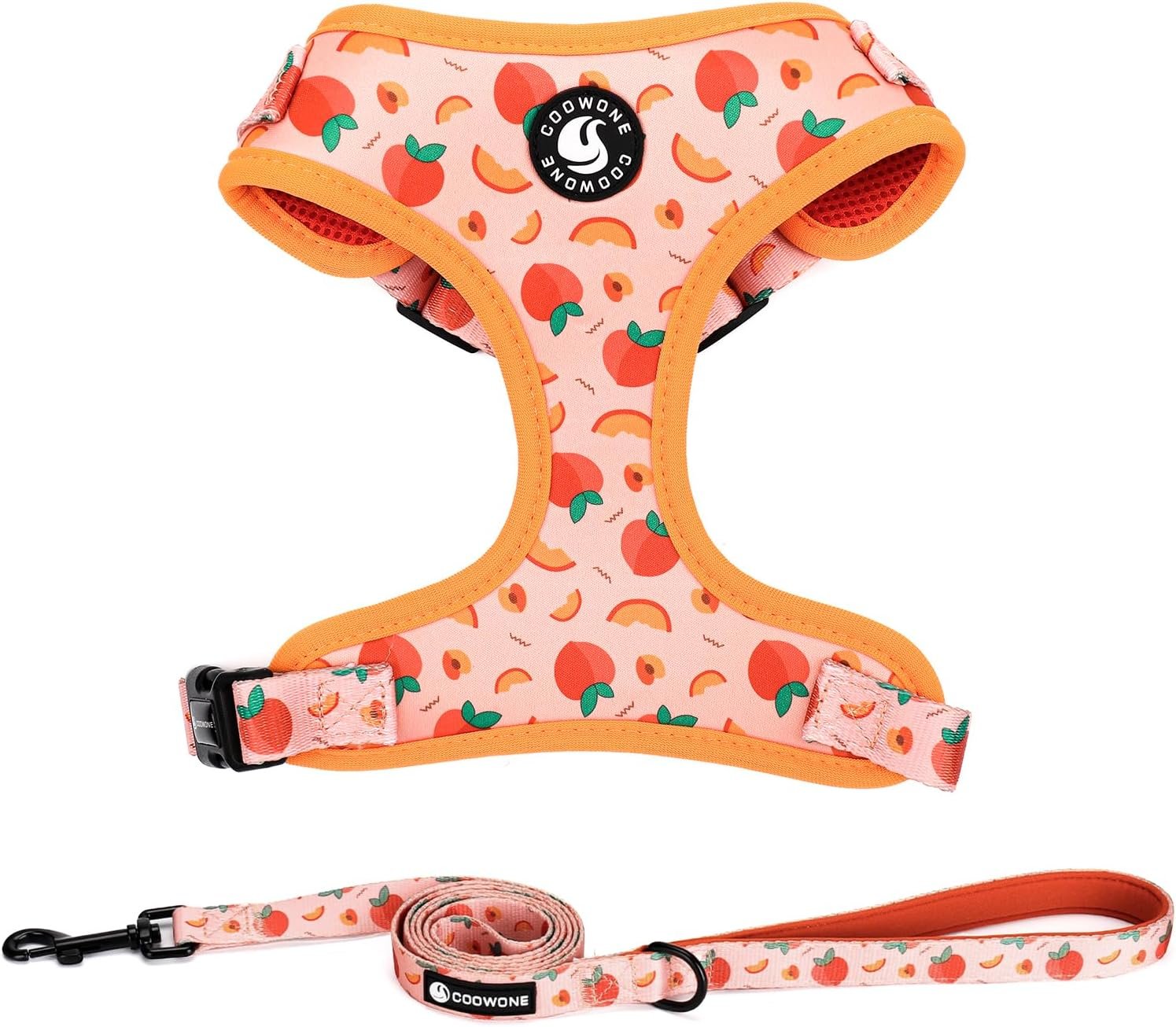 Dog Harness and Leash Set, Adjustable Dog Harness, Dog Leash, No Pull No Choke Puppy Harnesses for Walking Training for Small Medium Pet