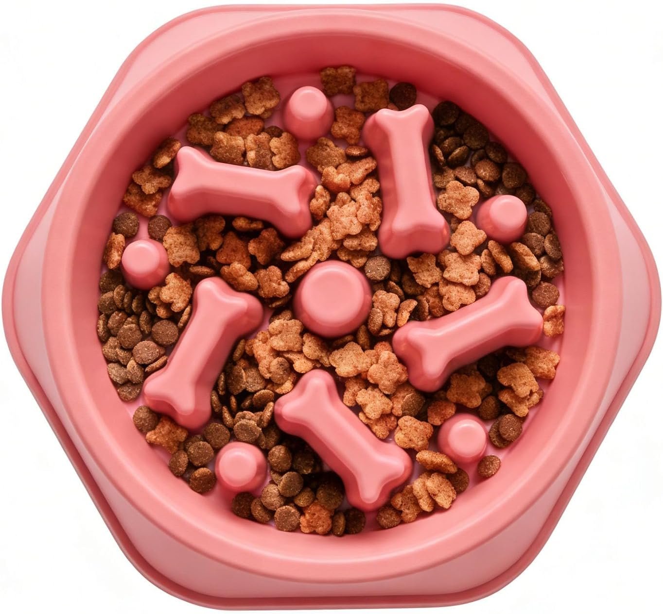 Slow Feeder Dog Bowls Anti Gulping Reduces Gastric Burden Prevents Bloat and Digestive Issues Safe Durable Material Easy to Clean Puppy Slow Feeder Bowl for Healthy Eating Excess Energy Management