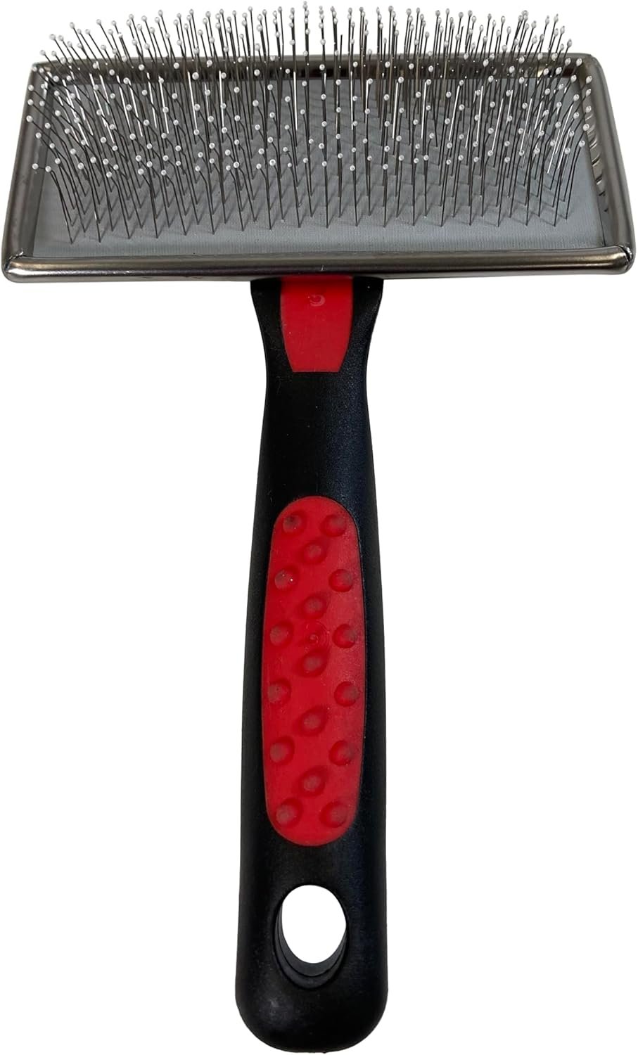 Ryan’s Pet Supplies Paw Brothers Soft Flat Slicker Brush for Dogs, Grooming Brush Small and Medium Dogs, Coated Tips, Gentle on Skin, Maximum Coverage, Medium