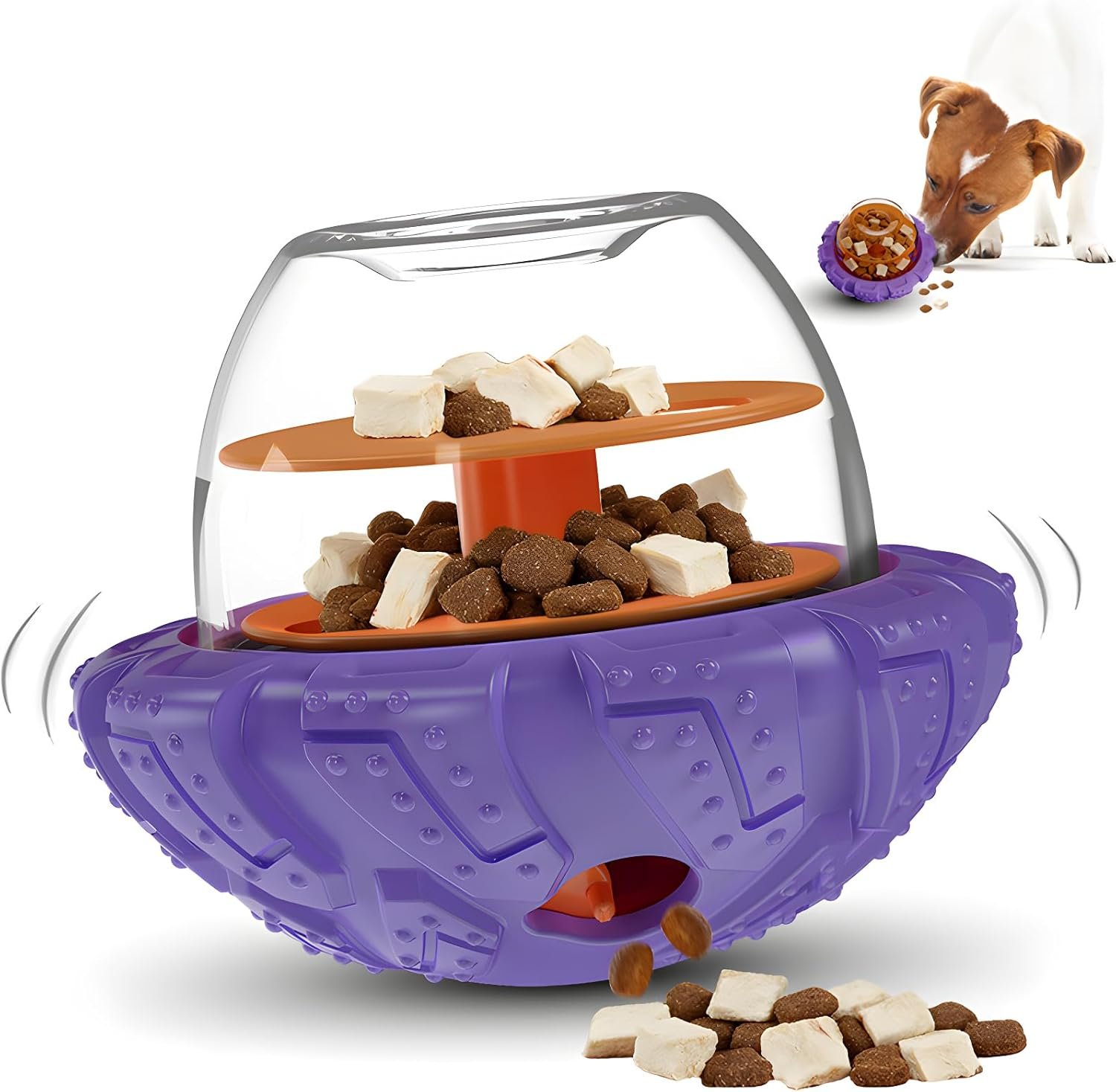 BoYoYo Interactive Dog Puzzle Toy for Smart, Dog Enrichment Toys to Keep Them Busy, Cognitive Dogs Toy to Stimulate Their Brain, Dog’s Treat Dispensing Toys with Slow Feeder, Easy to Clean