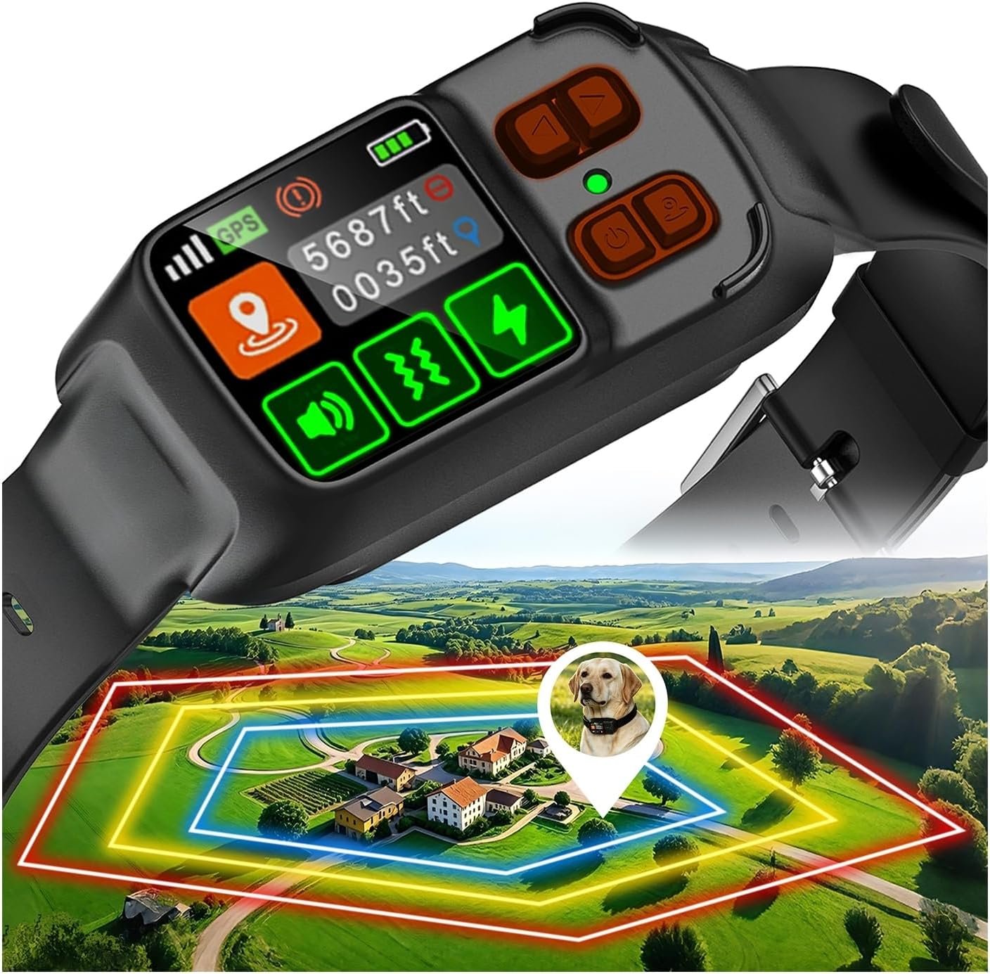 GPS Wireless Dog Fence Syste