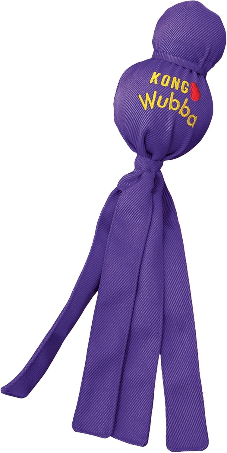 KONG Wubba – Dog Toy for Tug of War & Fetch – Dog Supplies for Puppy & Dog Playtime – Outdoor & Indoor Dog Toy – for XL Dogs – Randomly Provided Color