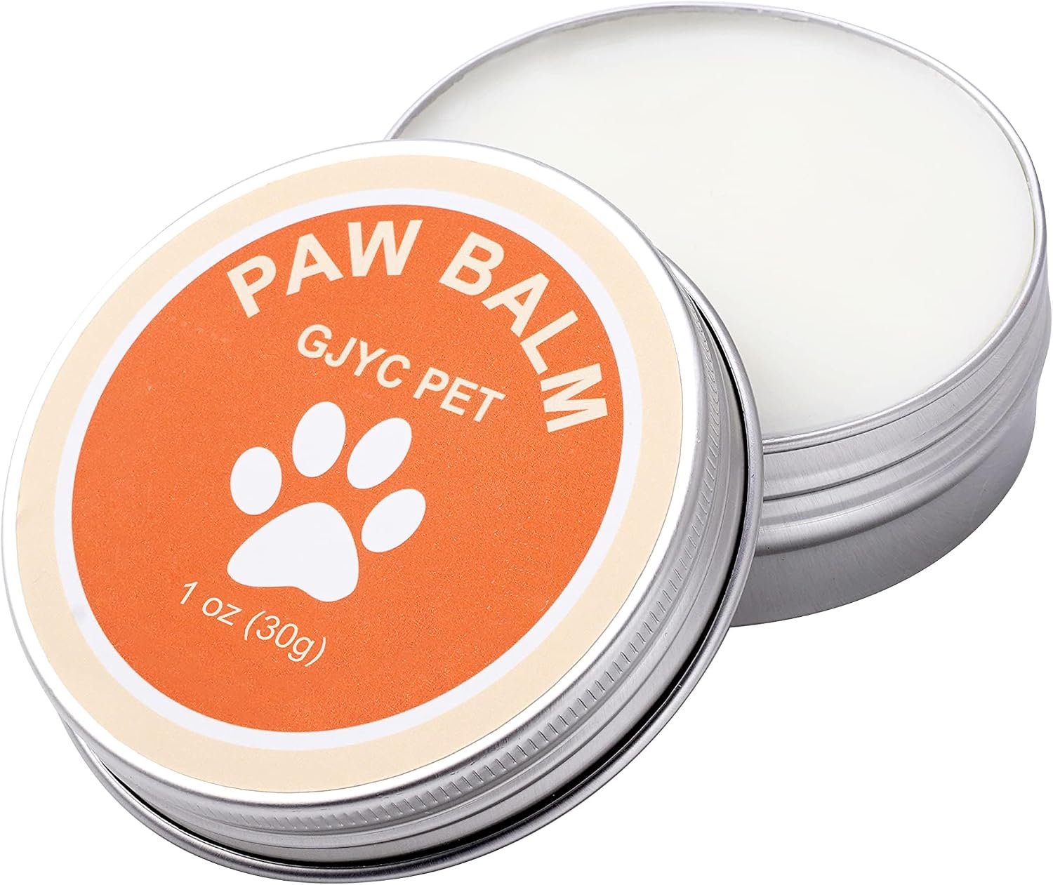 1 oz (30g) Natural Dog Paw Balm & Nose Balm, Lick Safe Paw Protector for Dogs & Cats, Moisturizer for Paw Pads, Snout, Elbows, Winter Protection, Repair Cracks, Lickable Balm for Pets
