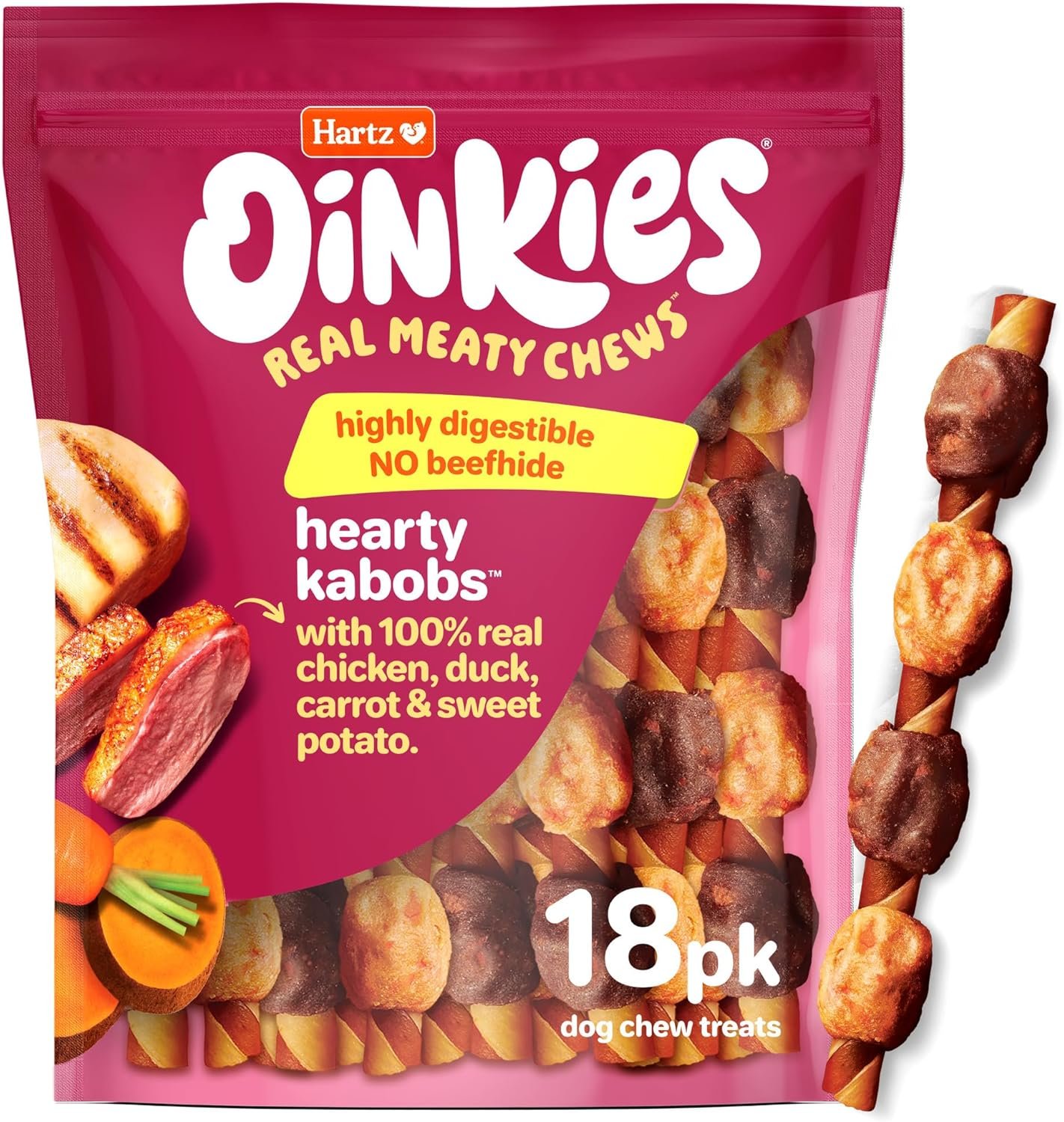 Oinkies Meathouse’n’Veg Hearty Kabobs, 18 Count