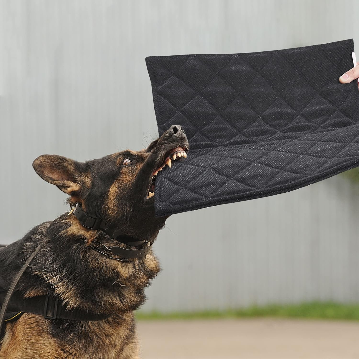 MABOZOO Indestructible Dog Bed, Chew Proof Crate Pad for Aggressive Chewers, Machine Washable Quilted Mat, Durable for Small and Medium Dogs, Black Kennel Pad (18×29 in)