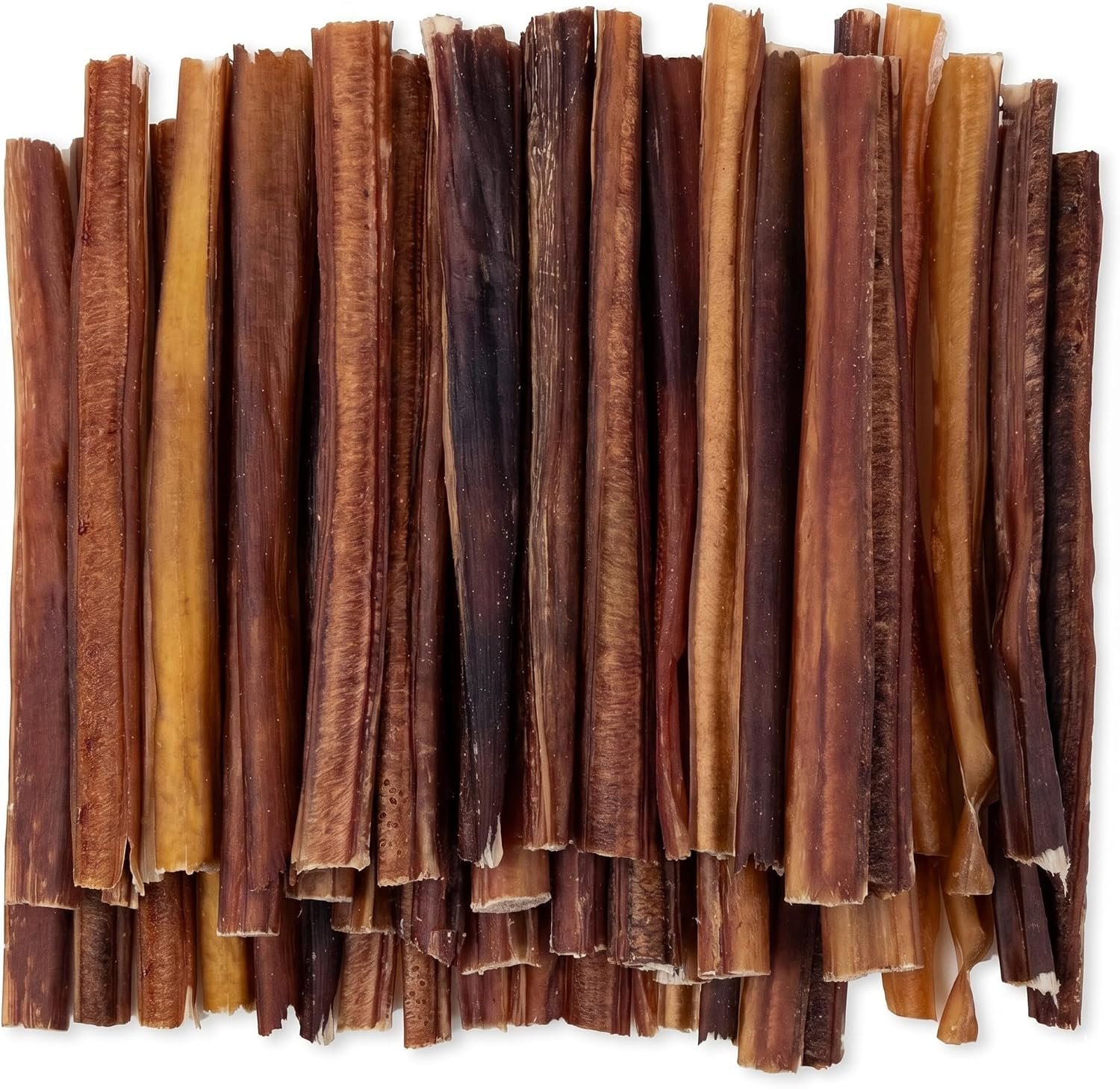 GigaBite Bully Sticks for Dogs All Natural Beef Pizzle Dog Chews, Odor & Rawhide Free Dog Treats, Long Lasting High Protein Chews Digestible Dental Dog Treat – Sticks (Half-cut 6″), Pack of 80