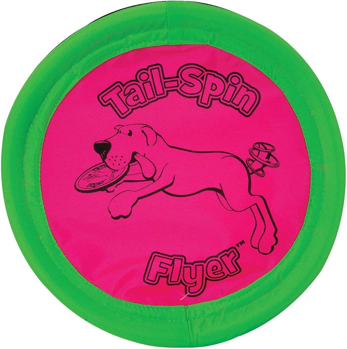 Booda Tail-Spin Flyer 10″ Diameter Floppy Dog Frisbee (Pack of 2)