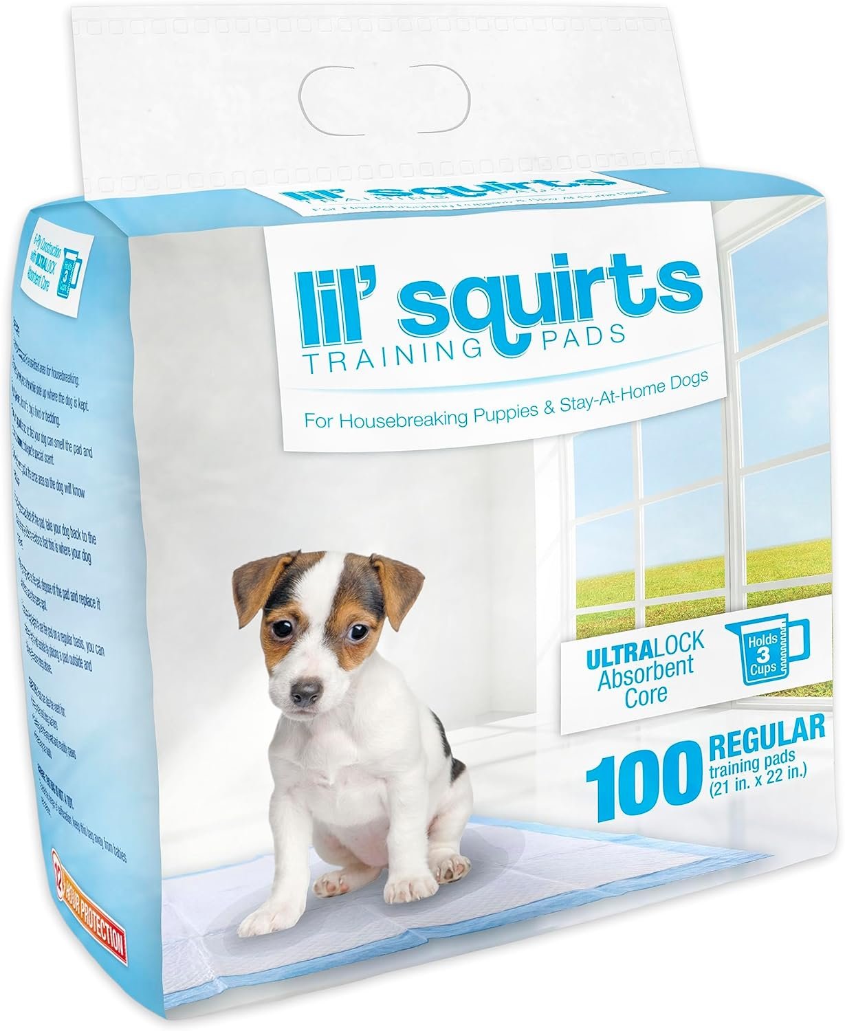 RUFFIN’ IT Lil’ Squirts Puppy Training Pads 100 Pk.