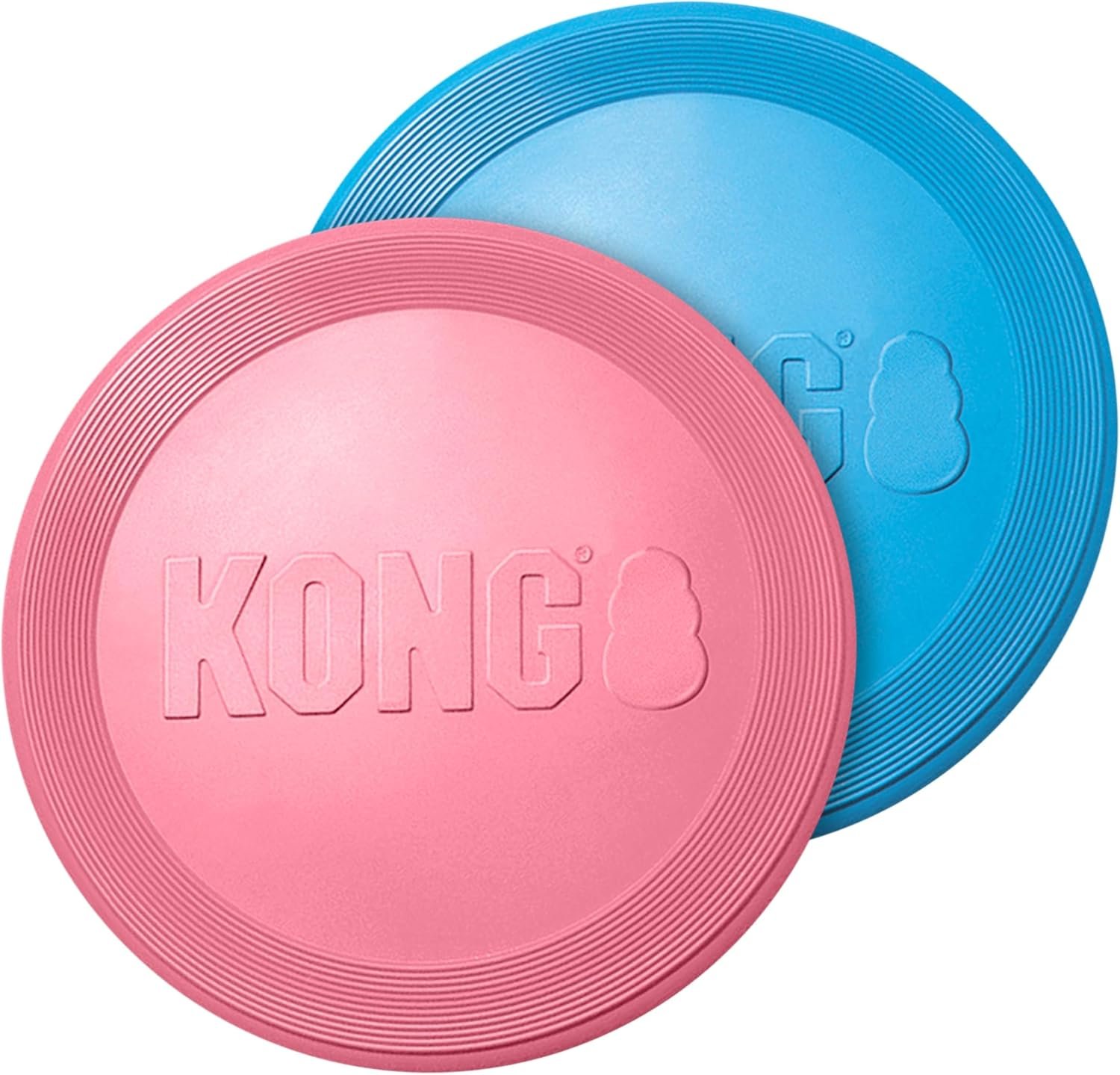 KONG Puppy Flyer – Soft Rubber Flyer Dog Toy – Flying Disc Dog Toy – Gentle Rubber Toy for Growing Puppies – for Small Puppies – Randomly Provided Color