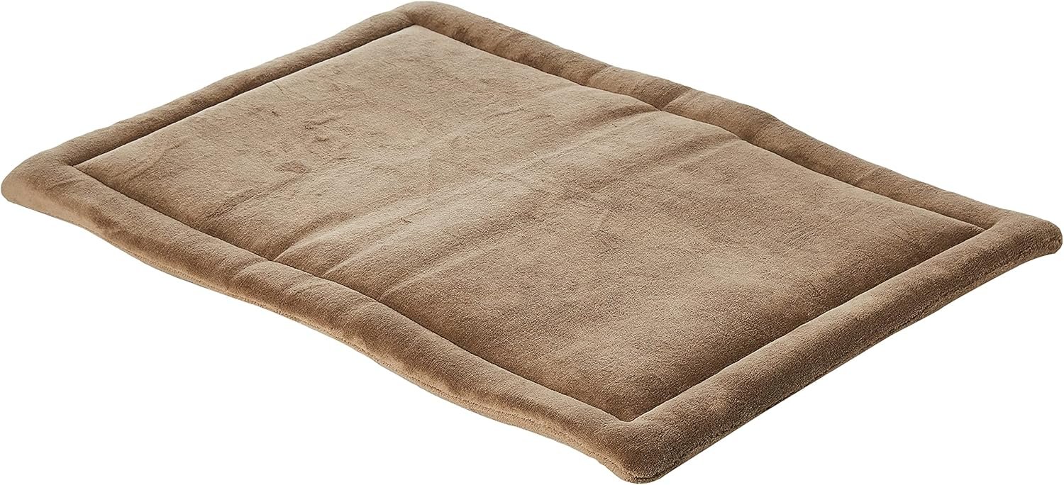MidWest Homes for Pets Intermediate QuietTime Taupe Micro Terry Pet Bed, Ultra-Soft & Cushioned Crate Pad for 36-inch Crates, Machine Washable